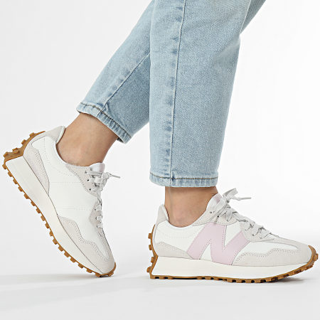 New Balance - Zapatillas Mujer 327 WS327OR Off White Rosa Beige