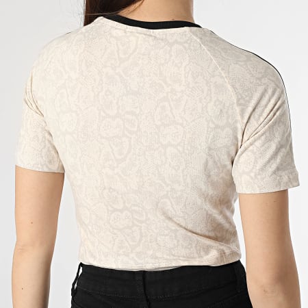 ★ adidas★ Snake Baby Tee Wonderwhite JI8407 CLOTHING - Snakeskin 3-Stripes Baby Tee - White | adidas Oman