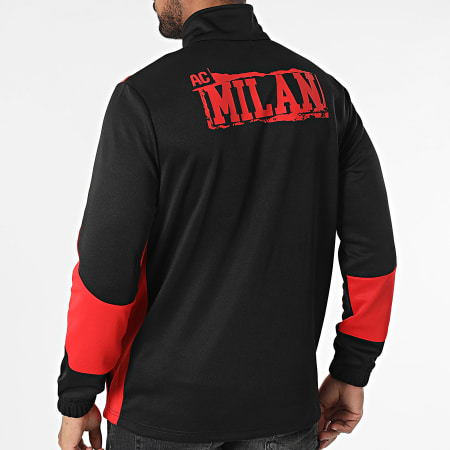Puma - AC Milan 779337 Negro Rojo Cremallera Chaqueta