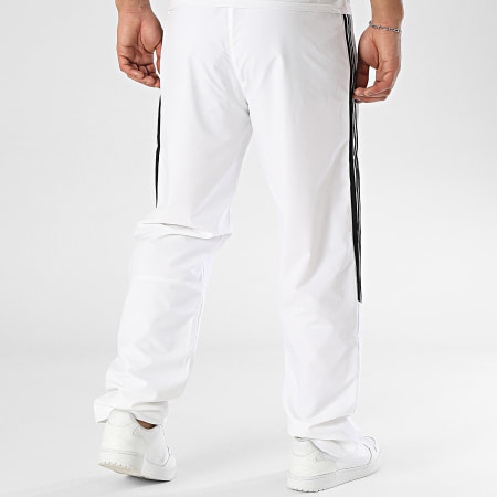 Pantaloni da jogging a fascia bianchi Teamgeist JP1119