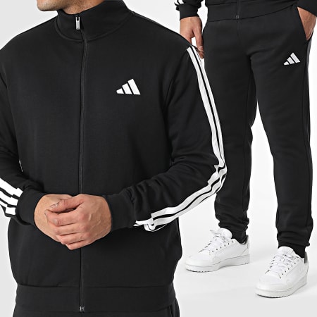 Adidas Sportswear - 3 Stripes Track Suit JI8878 Black - Ryses