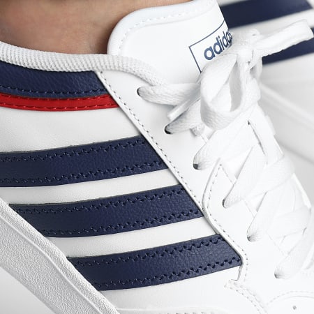 Adidas Sportswear - Baskets Hoops 4.0 JQ9986 Footwear White Dark Blue Team Power Red 2