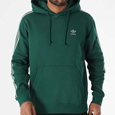 Adidas Originals - Sudadera 3 Rayas JP1001 Verde Oscuro