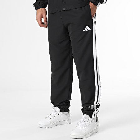Tuta 3 strisce JI8849 Nero