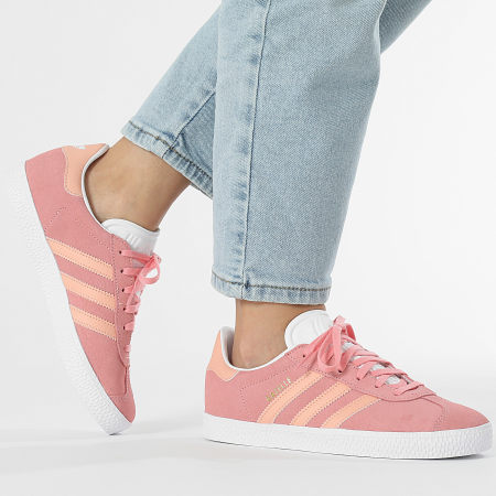 Adidas Originals - Baskets Femme Gazelle J JP5541 Semi Proud Pink Glower Pink Footwear White