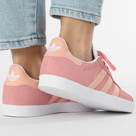 Adidas Originals - Baskets Femme Gazelle J JP5541 Semi Proud Pink Glower Pink Footwear White