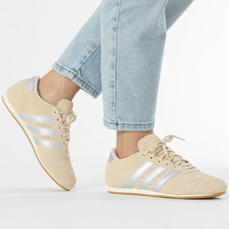 Adidas Originals - Baskets Femme Taekwondo Lace W JQ0558 Sand Strata Silver Metallic Off White