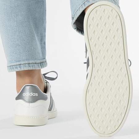 Adidas Sportswear - Baskets Femme Breaknet Sleek JH6880 Core White Iron Metallic Grey