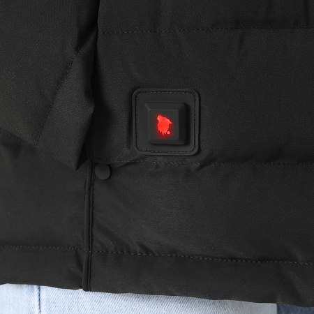 Comme Des Loups - Doudoune Capuche Fourrure Chauffante Femme Budapest Noir