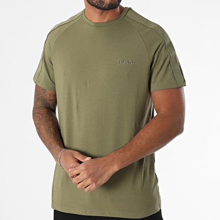 HUGO - Camiseta Logo Tonal 50520480 Verde caqui