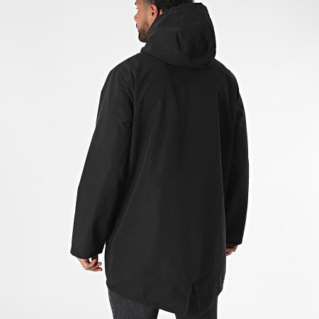 Jack And Jones - Veste Zippée Capuche Longue Sky Noir