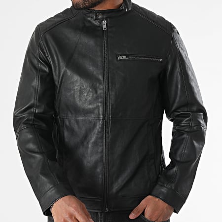 Jack And Jones - Veste Biker Dylan Noir