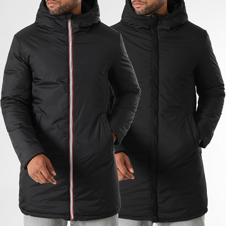 LBO - Parka Capuche Réversible 0017 Noir