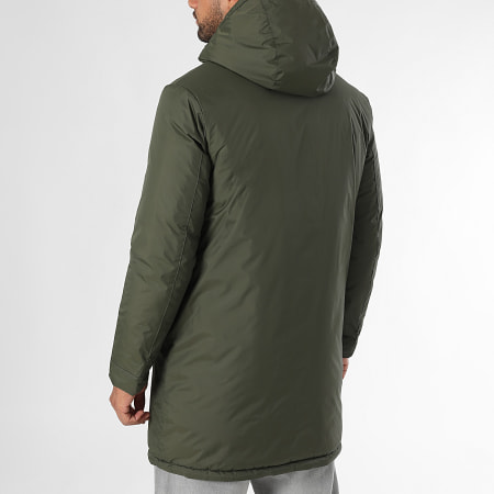 LBO - Parka Capuche Réversible 0019 Vert Kaki Noir