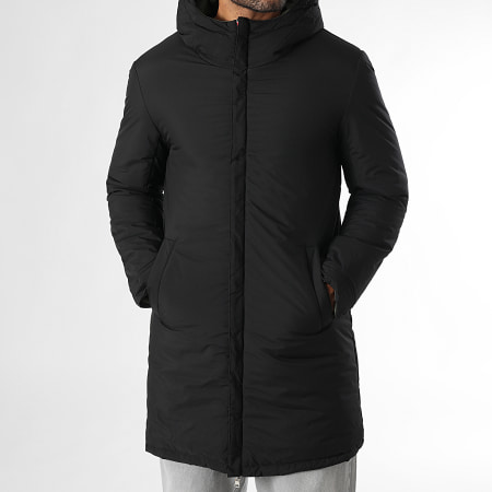 LBO - Parka Capuche Réversible 0019 Vert Kaki Noir