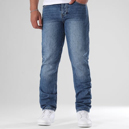 LBO - Vaqueros rectos relajados 0312 Denim azul