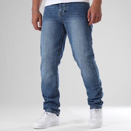 LBO - Vaqueros rectos relajados 0312 Denim azul