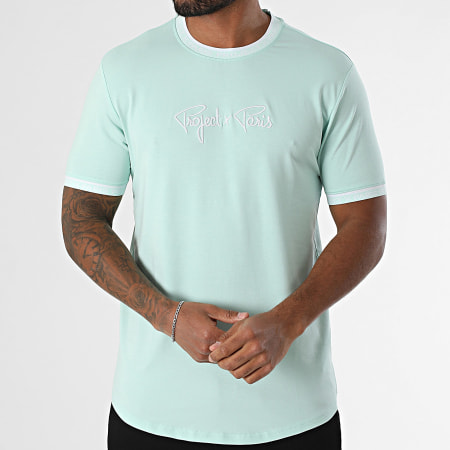 Project X Paris - Tee Shirt 2310019 Vert Menthe