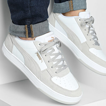 Puma Zapatillas Puma Caven 2.0 Mono 400710 Blanco Gris Claro Frio Oro Ryses