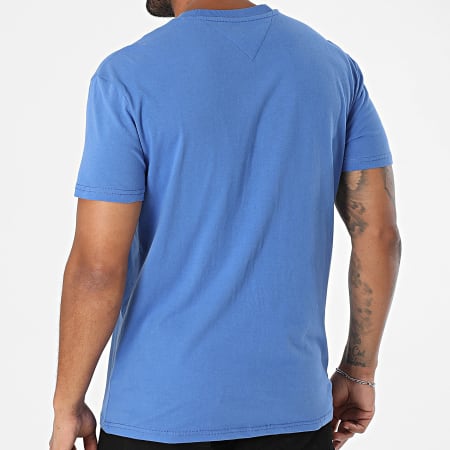 Tommy Jeans - Tee Shirt Linear Logo 0744 Bleu