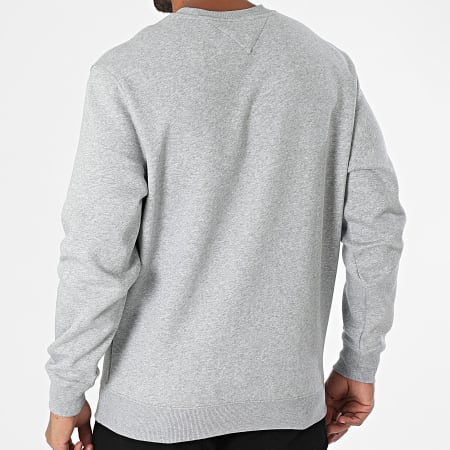 Tommy Jeans - Sweat Crewneck Flag Fleece 0741 Gris Chiné