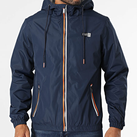 Deeluxe - Veste Zippée Capuche Vinny P6700M Bleu Marine