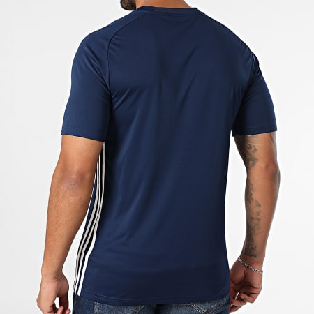 Adidas Sportswear - Tee Shirt A Bandes JD0452 Bleu Marine Rouge