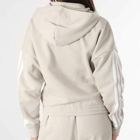 Adidas Sportswear - Ensemble De Survetement A Bandes Femme Energize JD2667 Gris Clair