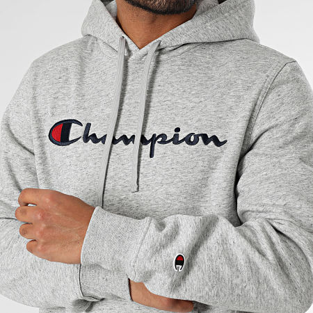 Champion Felpa con cappuccio e zip 220255 Grigio scuro Ryses
