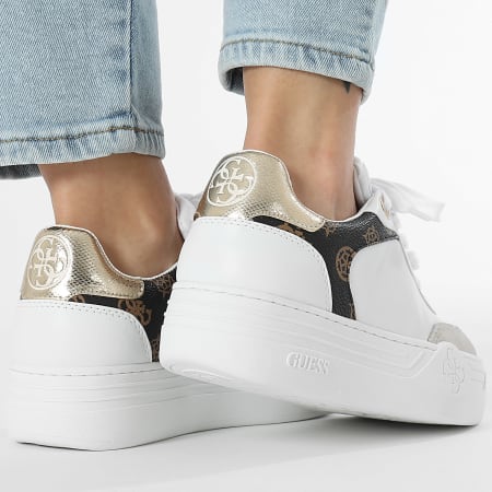 Guess - Baskets Femme FLPSWOELE12 White