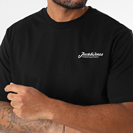 Jack And Jones - Beau Frontprint Tee Negro