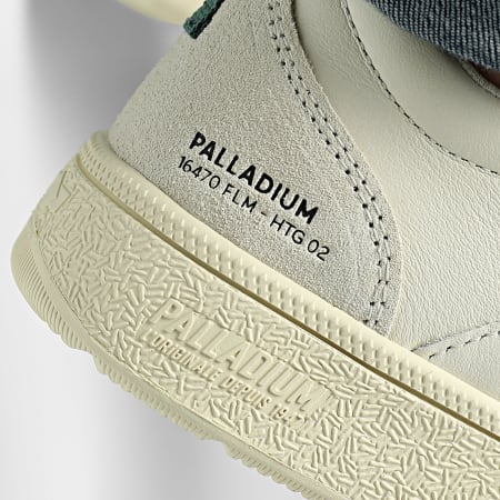 Palladium - Zapatillas Pallacup Flame 74485 Crema Blanco