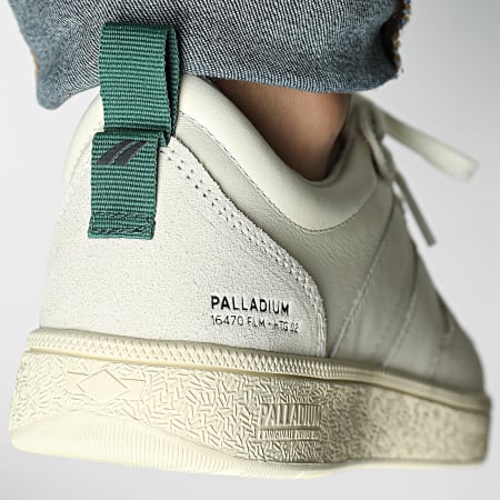 Palladium - Zapatillas Pallacup Flame 74485 Crema Blanco