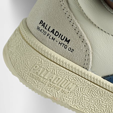 Palladium - Zapatillas Pallacup Flame 74485 Cream Chili Blue