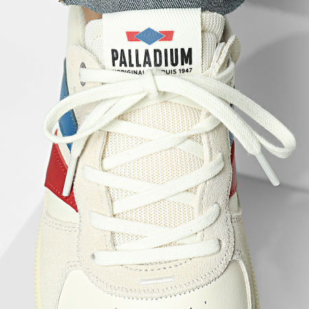 Palladium - Zapatillas Pallacup Flame 74485 Cream Chili Blue
