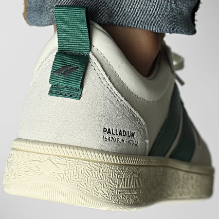 Palladium - Zapatillas Pallacup Flame 74485 Crema Verde Follaje