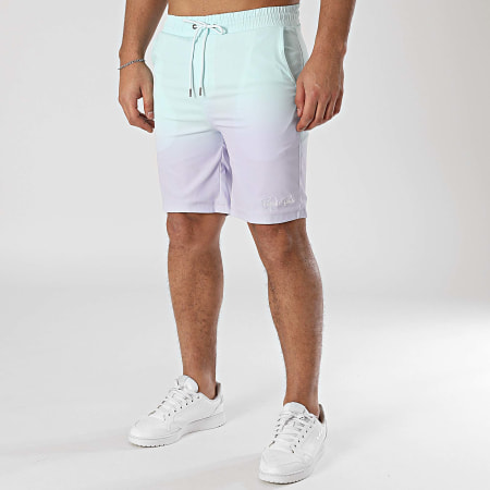 PXP - Short De Bain 2542040 Vert Turquoise Violet