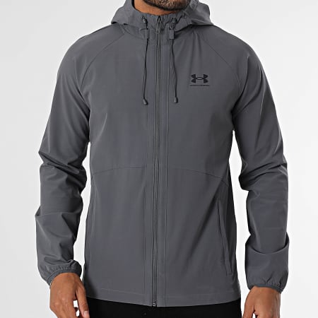 Under Armour - Coupe-Vent Stretch Woven 6003001 Gris Anthracite