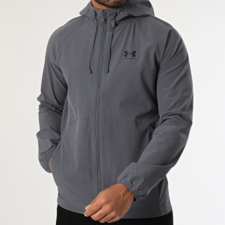 Under Armour - Coupe-Vent Stretch Woven 6003001 Gris Anthracite