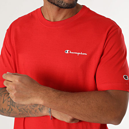 Tee shirt rouge champion discount