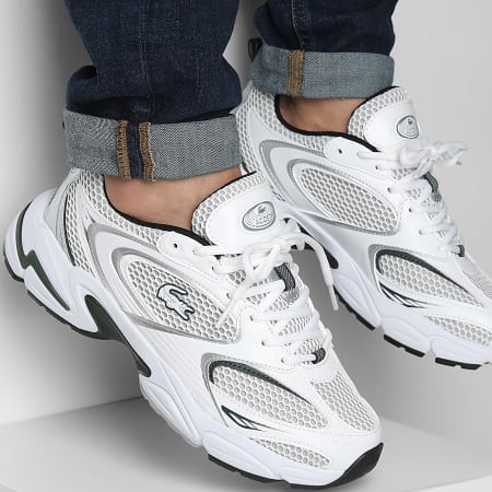 靴 LACOSTE STORM96 2K 125 1SFA Amazon.com | Lacoste Mens Storm 96 2K Sneaker, DK Gry/NVY, 7