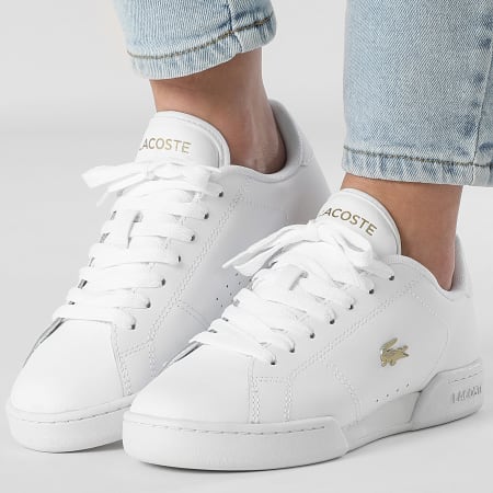 Lacoste - Baskets Femme Carnaby Cup 125 White Gold