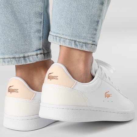 Lacoste - Carnaby Set 224 Blanco Rosa Claro Zapatillas Mujer