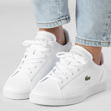 Lacoste Baskets Femme Carnaby Set 224 White LaBoutiqueOfficielle