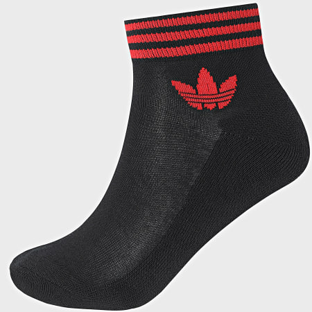 Adidas Originals - Lot De 3 Paires De Chaussettes Trefoil JI9487 Blanc Bleu Roi Noir