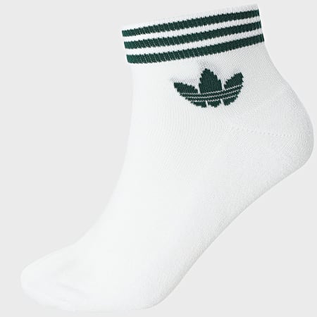 Adidas Originals - Lot De 3 Paires De Chaussettes Trefoil JI9487 Blanc Bleu Roi Noir