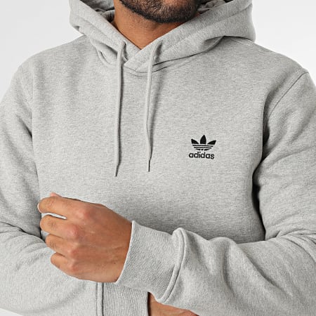 Adidas Originals - Sweat Capuche Essential IY4920 Gris Chiné