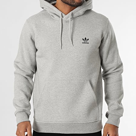 Adidas Originals - Sweat Capuche Essential IY4920 Gris Chiné