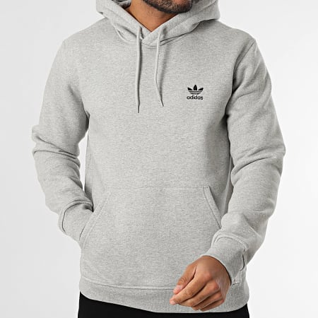 Adidas Originals - Sweat Capuche Essential IY4920 Gris Chiné