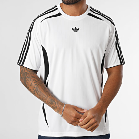 Adidas Originals - Tee Shirt A Bandes Teamgeist JP1113 Blanc